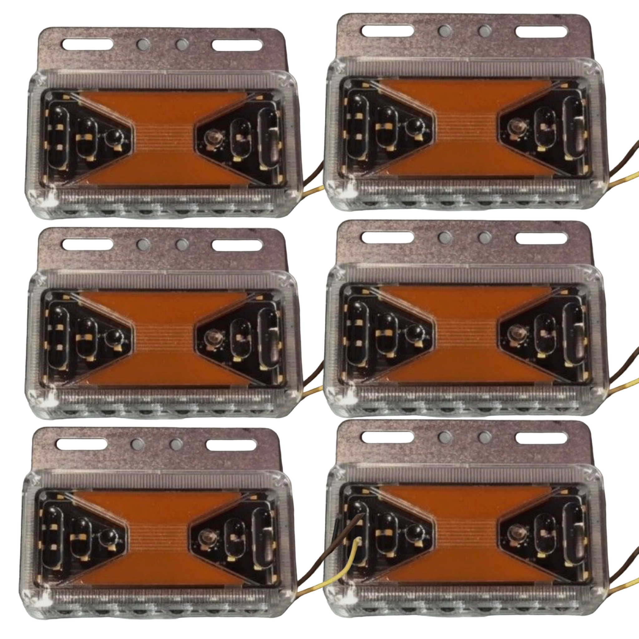 

Боковые указатели габаритов, фонари Autobrand_AED на авто, Газель, прицеп 12v, Оранжевый, Габаритные фонари