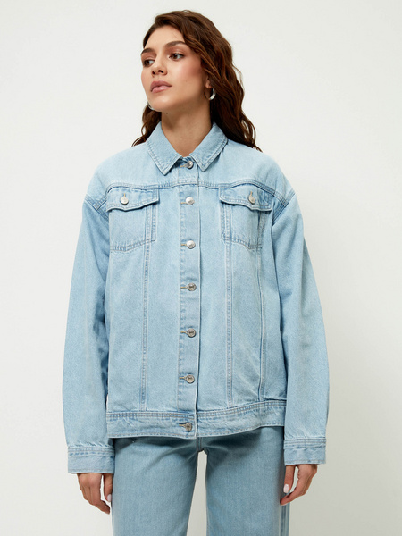 

Рубашка женская ZARINA 2264445645 голубая 2XL, 2264445645