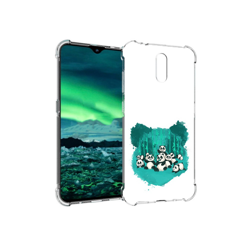 

Чехол MyPads Tocco для Nokia 2.3 нарисованные панды (PT142254.97.508), Прозрачный, Tocco