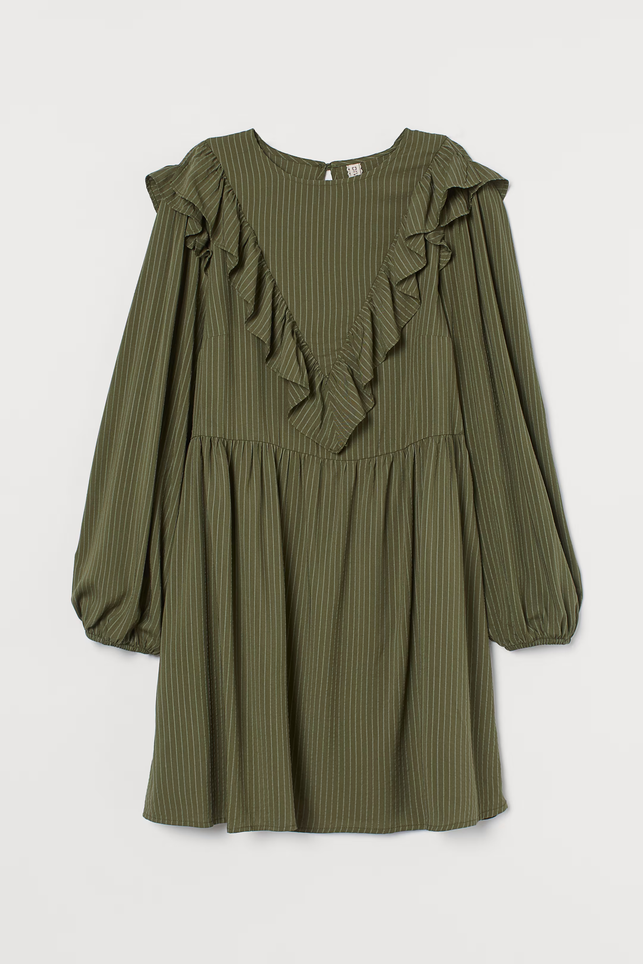 

Топ H&M для женщин, хаки, размер L, 897076001, 897076001