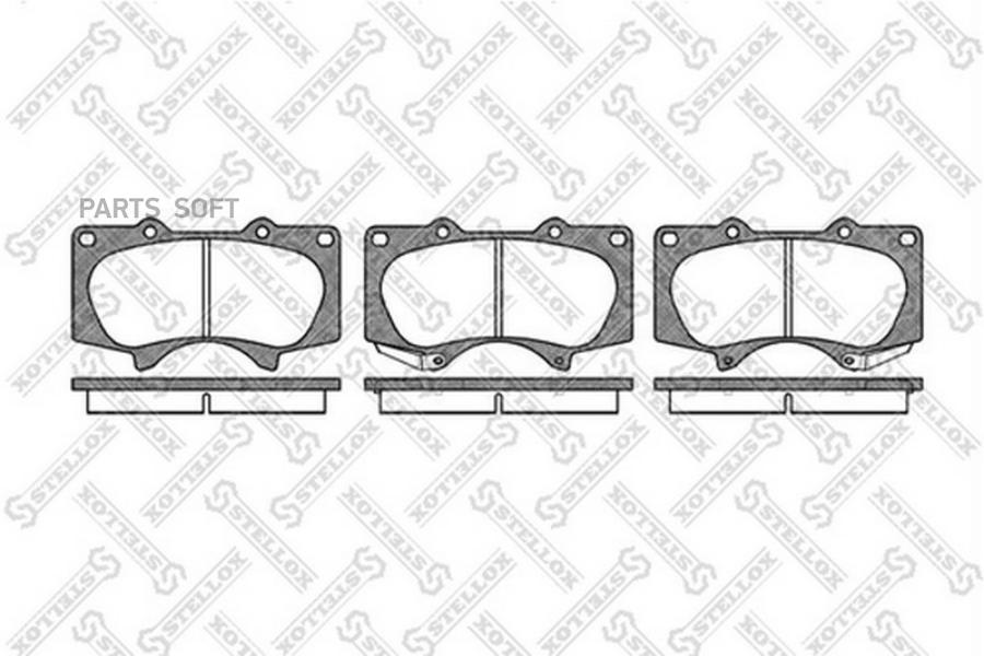 

Тормозные колодки Stellox 999000SX