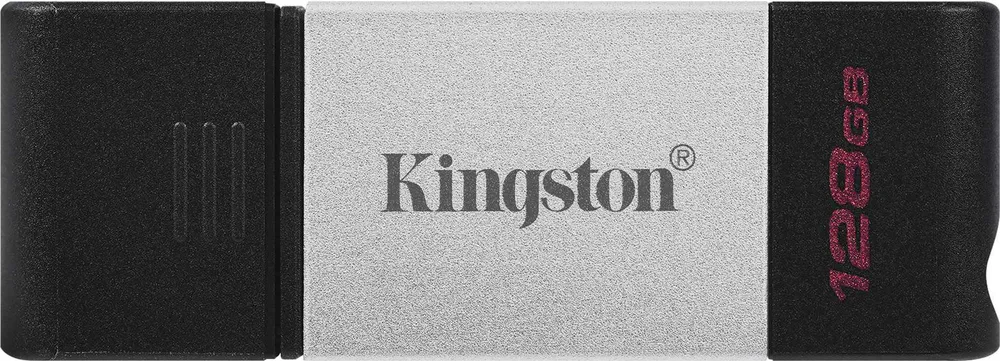 

Флешка Kingston DataTraveler 80 M DT80M/128GB 128ГБ, USB3.2, черный, DT80M/128GB