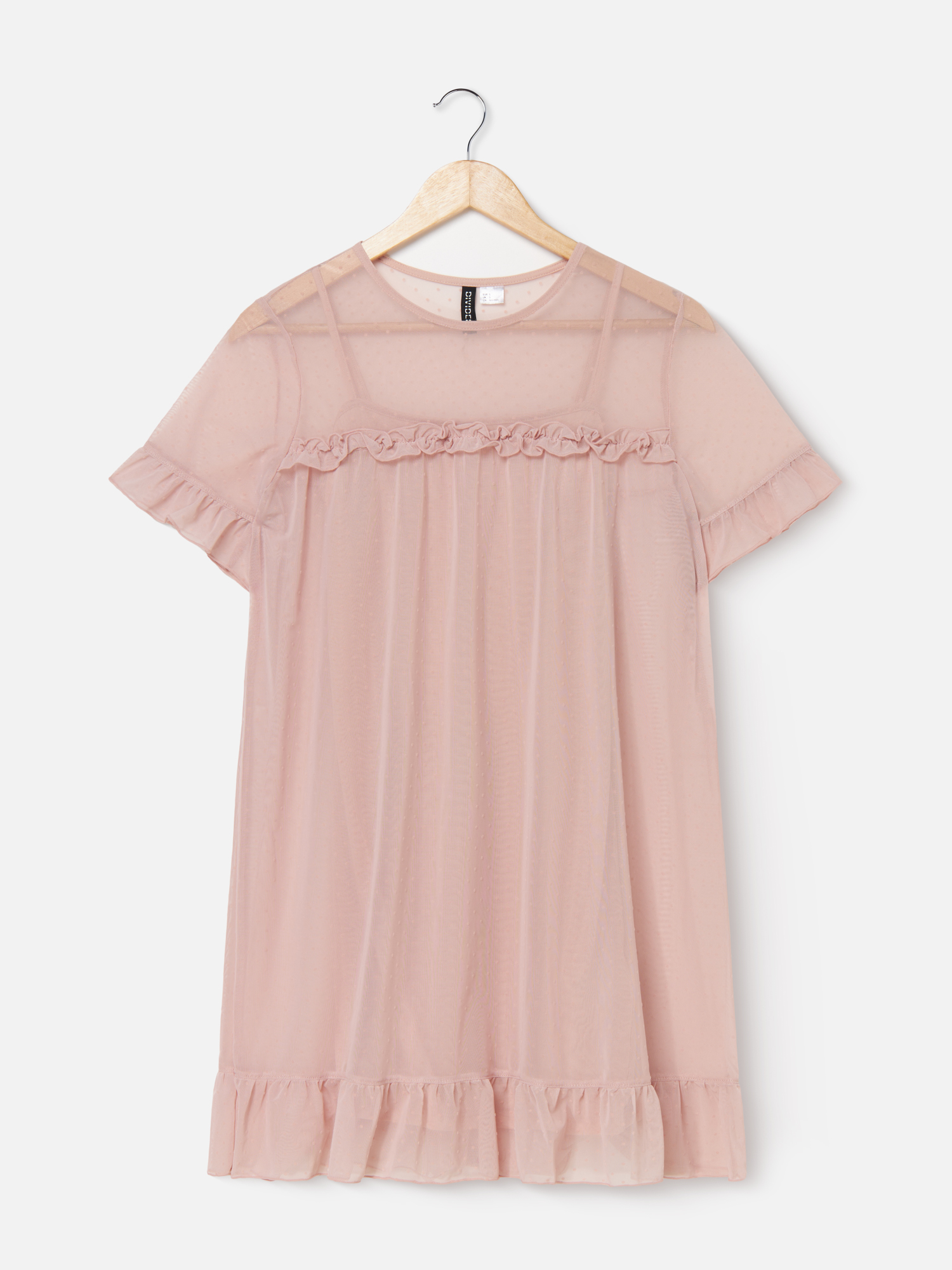 

Платье женское H&M 862956001 розовое S, Розовый, 862956001