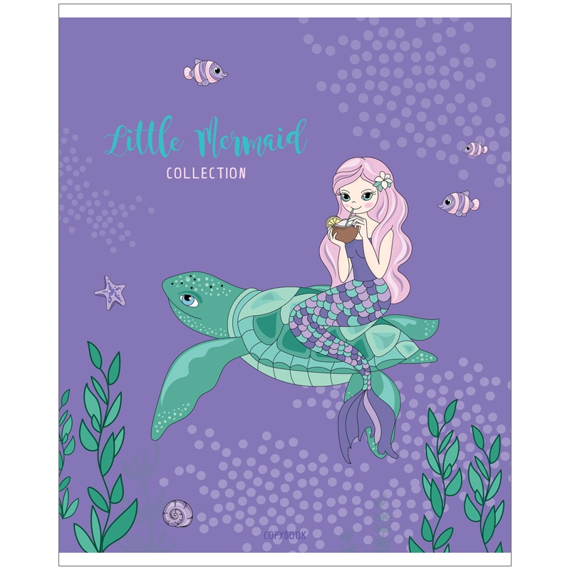 

Тетрадь общая в клетку ArtSpace Русалки Little mermaid-4, 48 л., 1 шт.