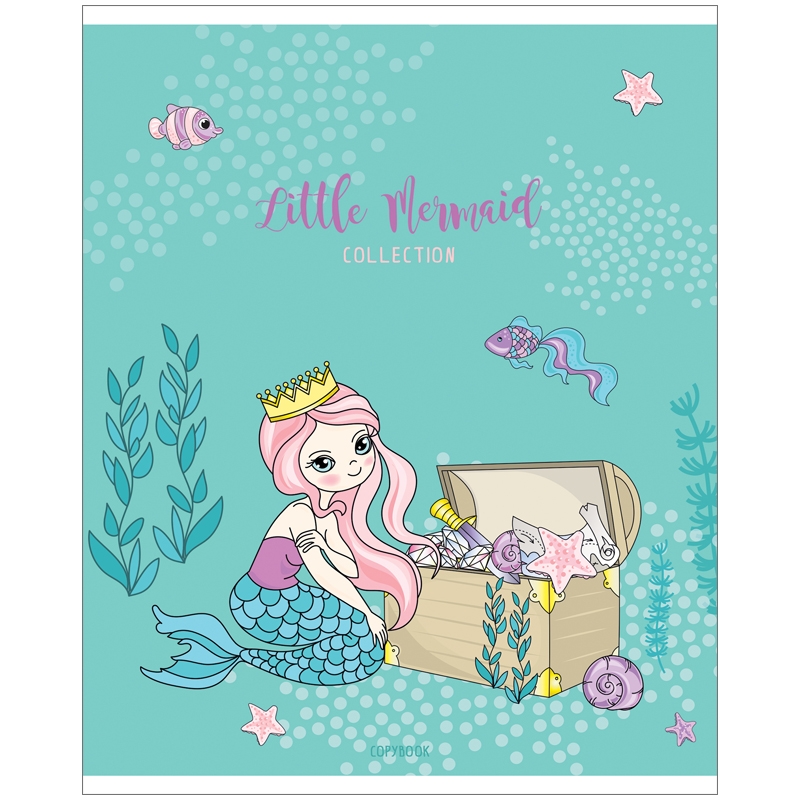 

Тетрадь общая в клетку ArtSpace Русалки Little mermaid-2, 48 л., 1 шт.