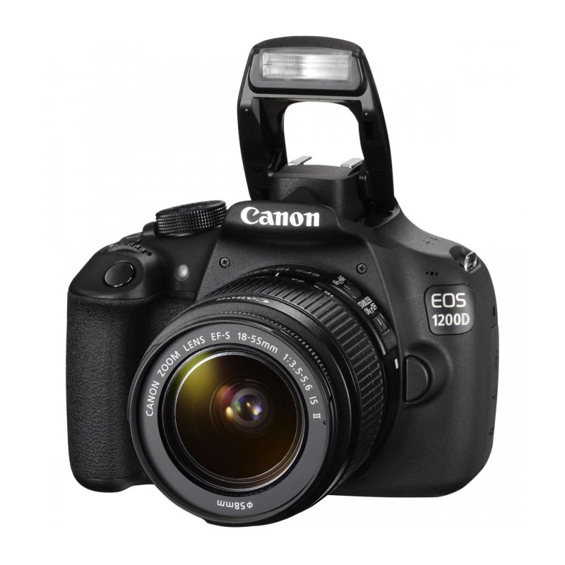 Фотоаппарат зеркальный Canon EOS 1200D Kit 18-55 IS II черный