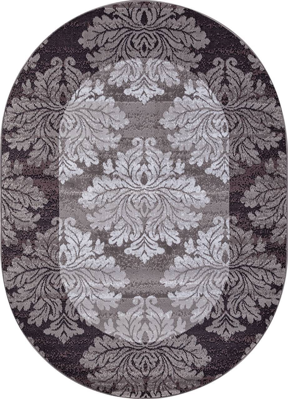 

Ковер SILVER d213 GRAY-PURPLE Овал