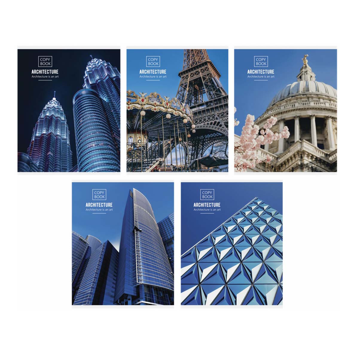 

Тетрадь общая в клетку ArtSpace Путешествия Architecture, 48 л., 1 шт.