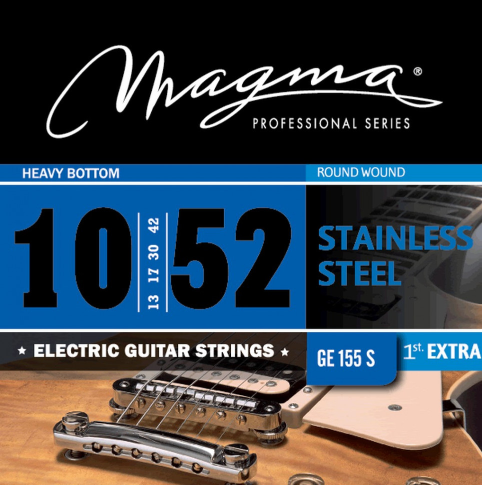 

Комплект струн для электрогитары 10-52 Magma Strings GE155S, GE155S