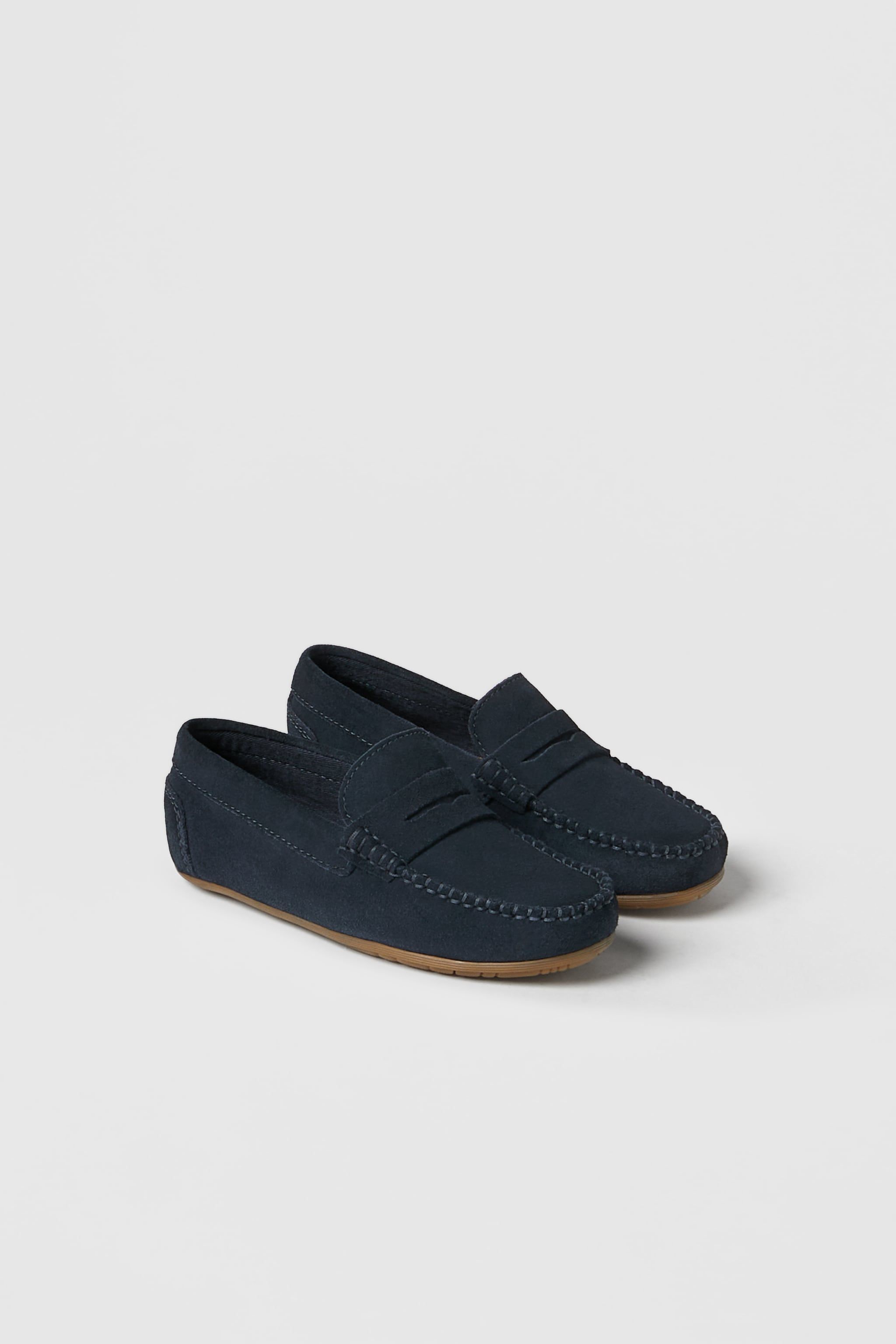 Лоферы детские ZARA 14503131, синий, 32