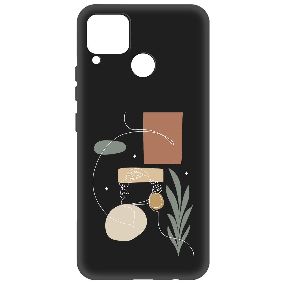 

Чехол-накладка Krutoff Soft Case Элегантность для Realme C15 черный