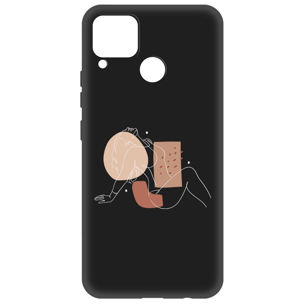 

Чехол-накладка Krutoff Soft Case Чувственность для Realme C15 черный