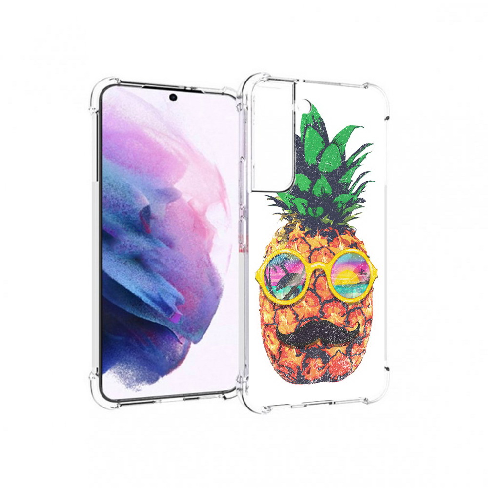 

Чехол MyPads Tocco для Samsung Galaxy S22 прикольный ананас с лицом (PT194926.508.556), Прозрачный, Tocco