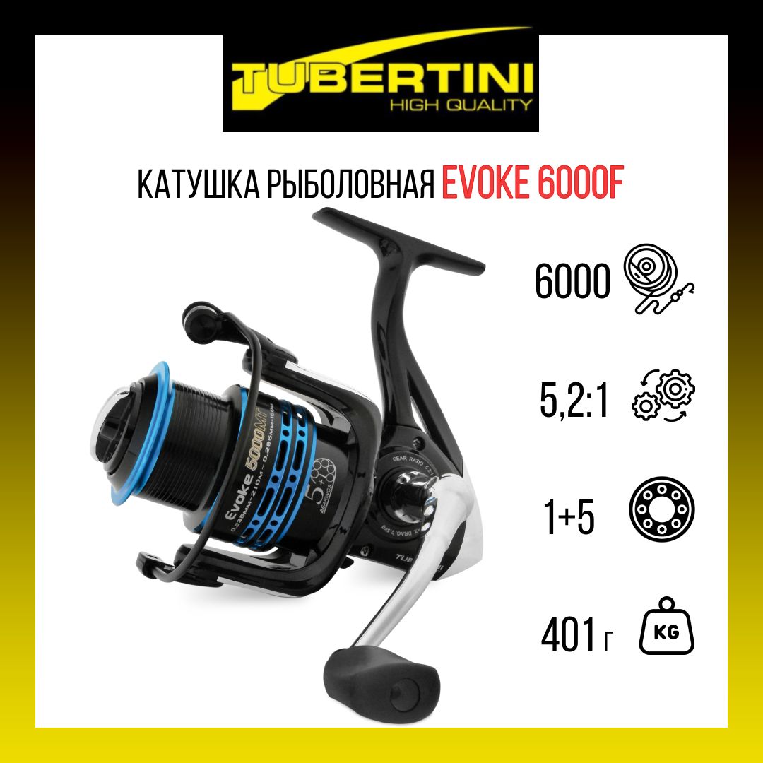 Катушка для рыбалки Tubertini Evoke 6000f pkn11633