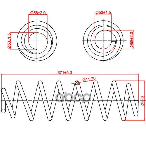 

Пружина Задней Подвески ZIKMAR Z48022R