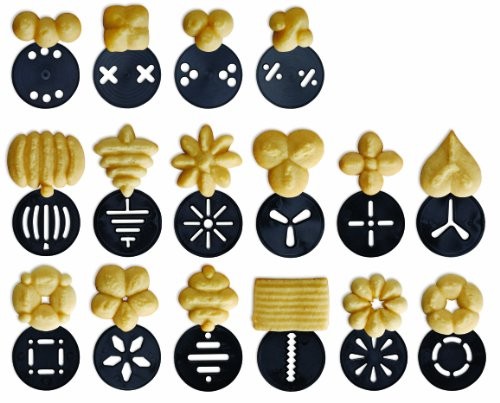 

Экструдер кондитерский для печенья BISCUITS, 14 насадок