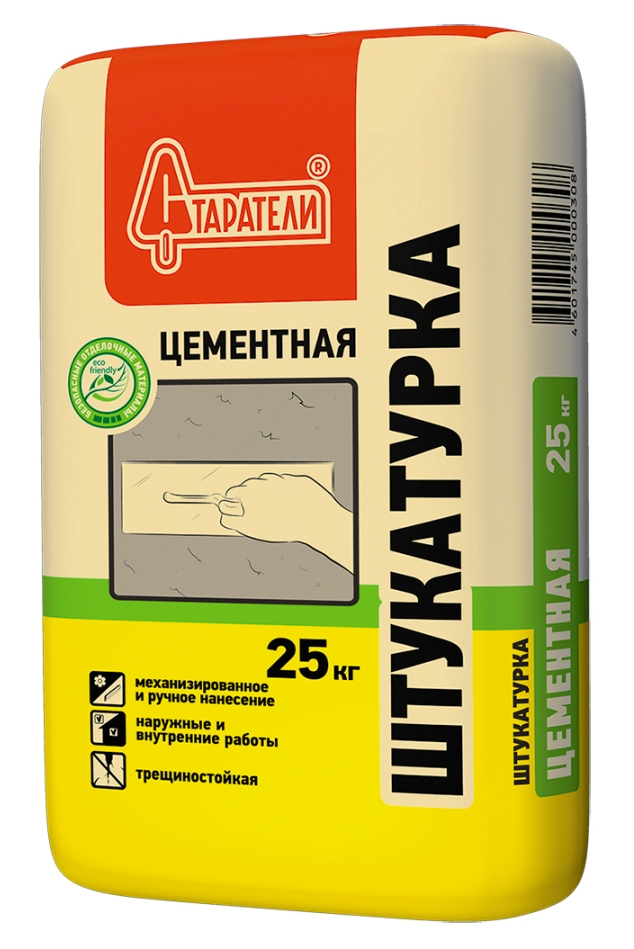 Штукатурка цементная Старатели, 25 кг