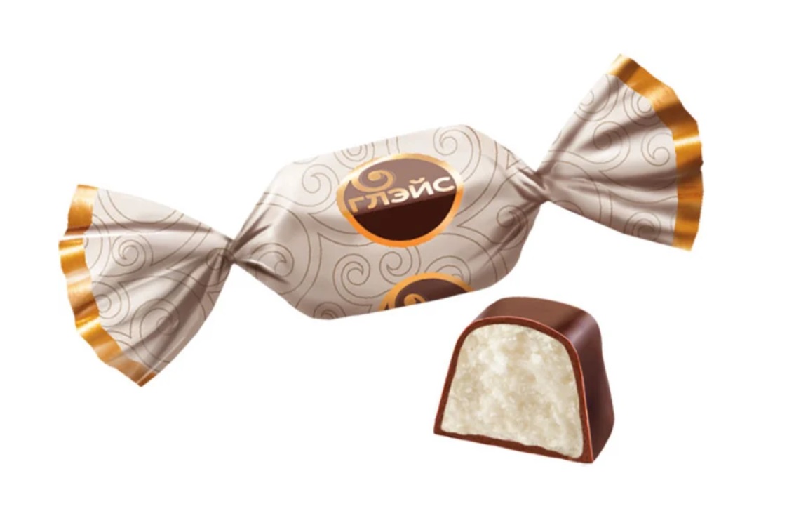 Конфеты шоколадные Яшкино Глэйс со сливочным вкусом