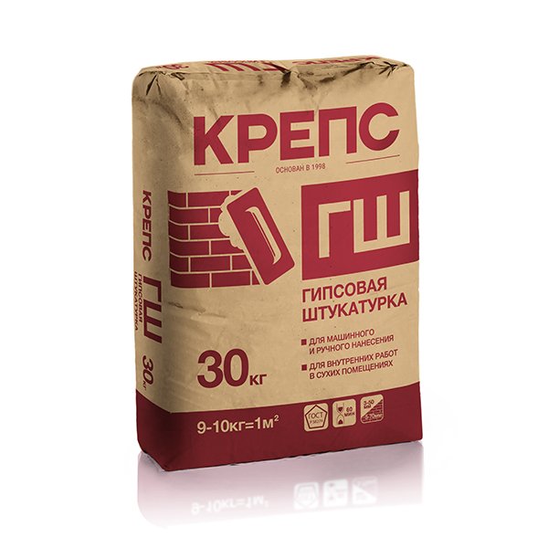 

Штукатурка гипсовая КРЕПС ГШ 30кг *1/42
