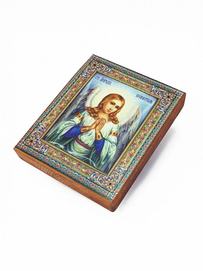 

Икона Ангел Хранитель, под старину, 10х13 см