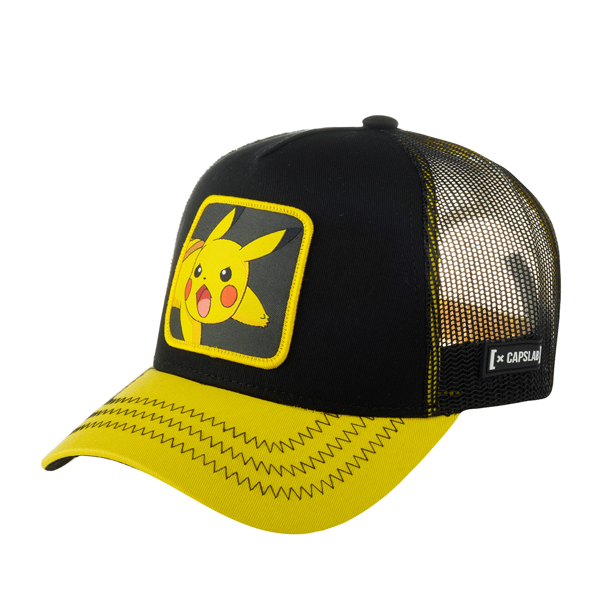 Бейсболка унисекс CAPSLAB CLPKM21PIK6 Pokemon Pikachu желтая черная one size 4610₽