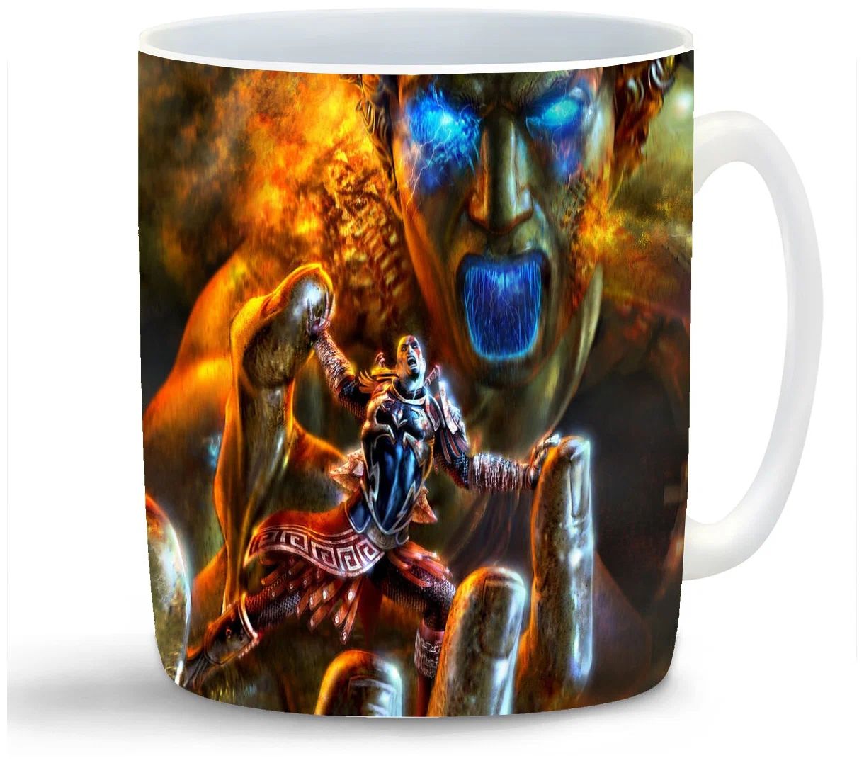 

Кружка CoolPodarok god of war 2 Монстр на ладошке