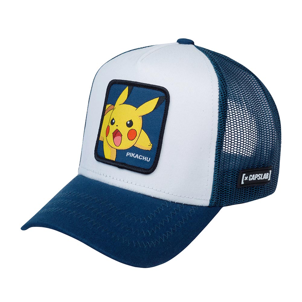

Бейсболка унисекс CAPSLAB CL/PKM2/1/PIK8 Pokemon Pikachu белая / синяя, Белый, CL/PKM2/1/PIK8 Pokemon Pikachu