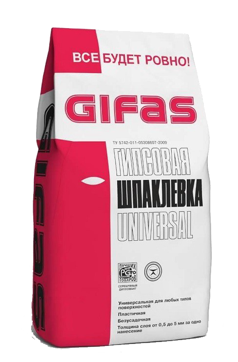 Шпатлевка GIFAS UNIVERSAL (4 кг) /6