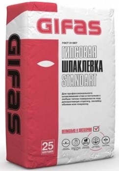 Шпатлевка GIFAS STANDART (25 кг) /45