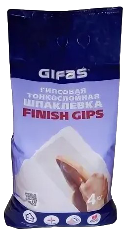 Шпатлевка GIFAS FINISH GIPS (4 кг) /6