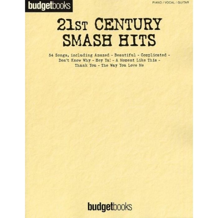 

HLE90002495 Budgetbooks: 21st Century Smash Hits