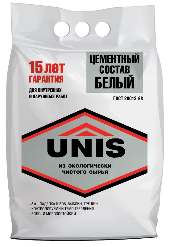 Цемент Unis белый 5 кг