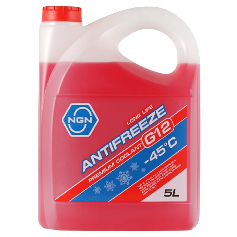 Антифриз Longlife Antifreeze (Red) Готовый G12-45 ANTIFREEZE 5L