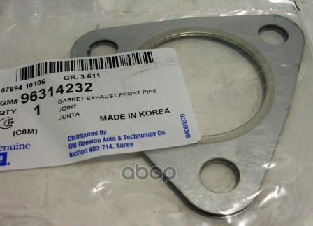 

Прокладка Пр/Трубы General Motors 96314232 Daewoo Matiz GENERAL MOTORS арт. 96314232