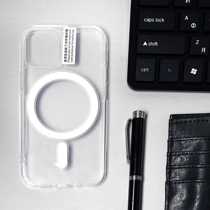 Чехол Luazon Home для iPhone 12 mini, пластиковый, прозрачный