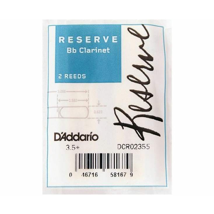 

Трости для кларнета Bb DAddario Woodwinds Rico DCR02355