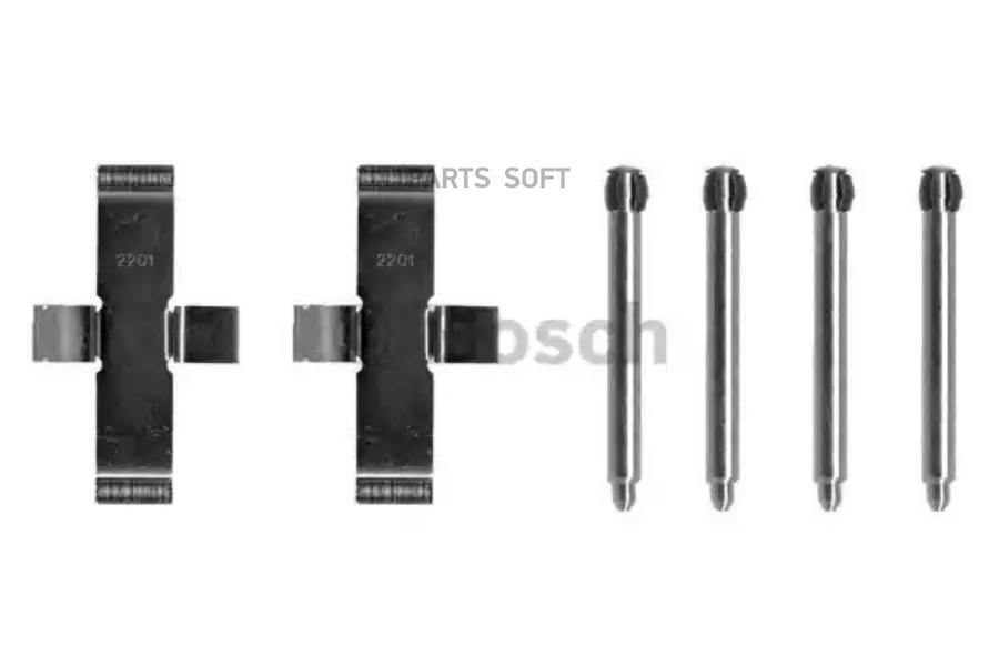 

BOSCH Ремкомплект колодок BOSCH 1987474101