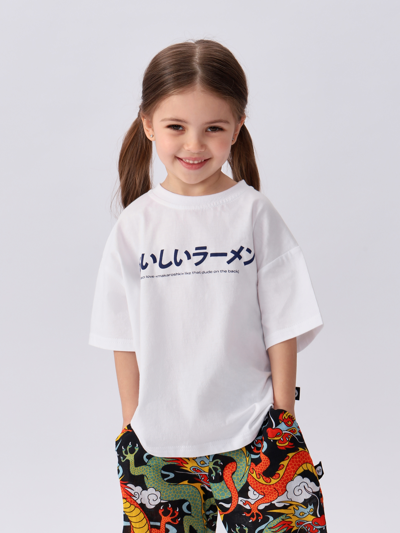 

Футболка детская Happy Baby 88501, white dragon, 98, Белый, 88501