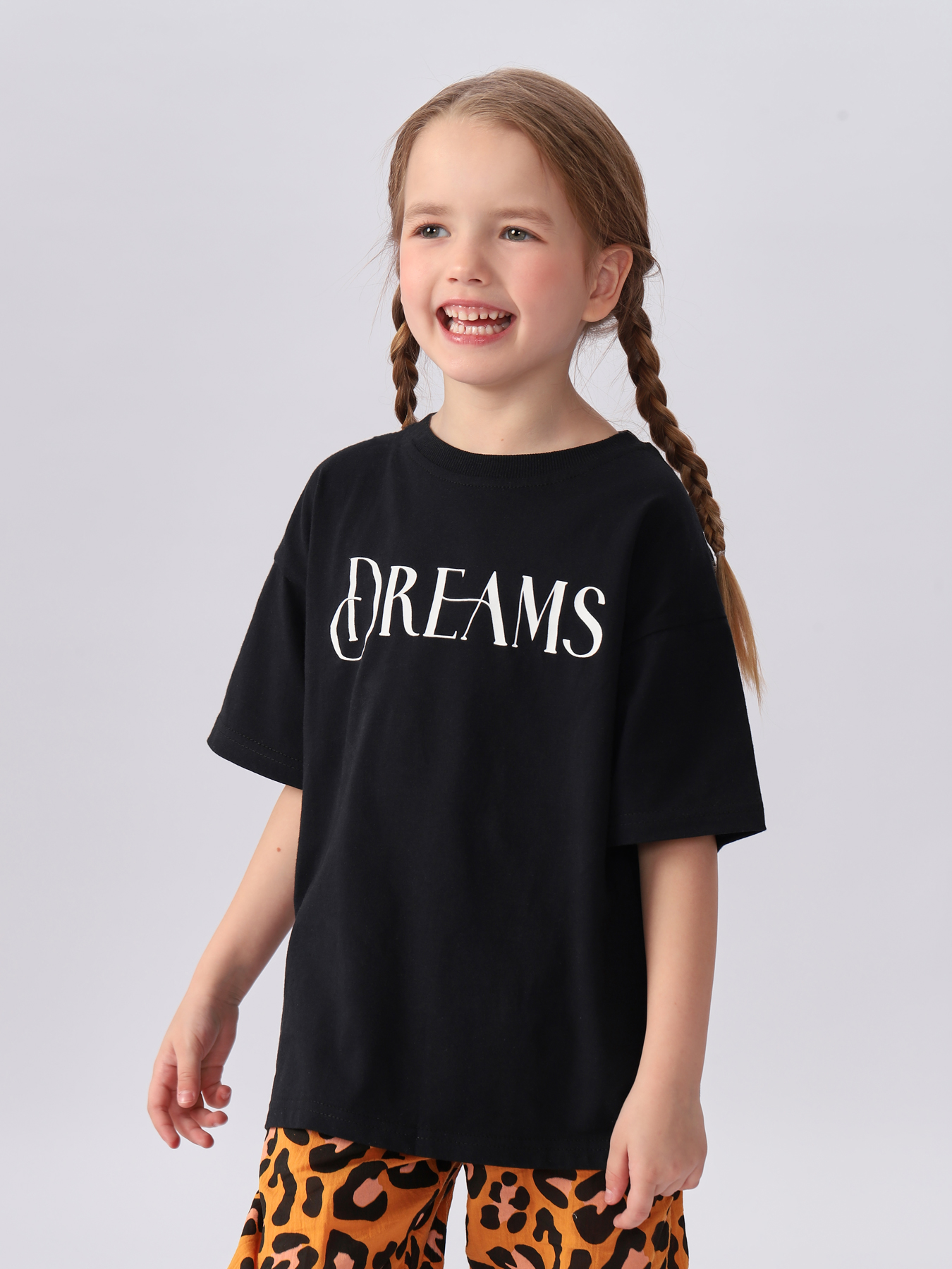 

Футболка детская Happy Baby 88501, black (rabbits), 110, Черный, 88501