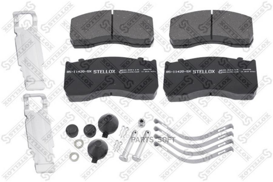 

Тормозные колодки Stellox 8511420SX