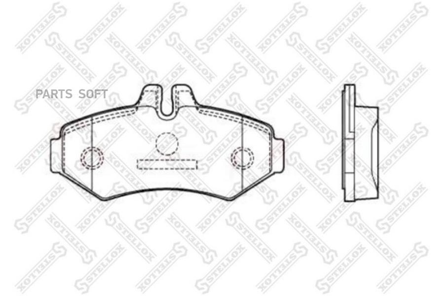 

Тормозные колодки Stellox 8511406SX