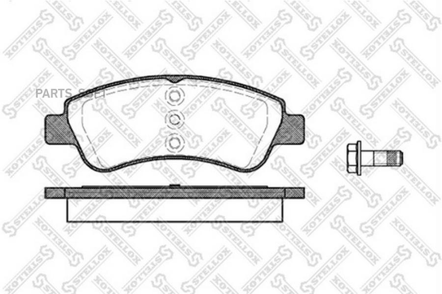 

Тормозные колодки Stellox 851020SX