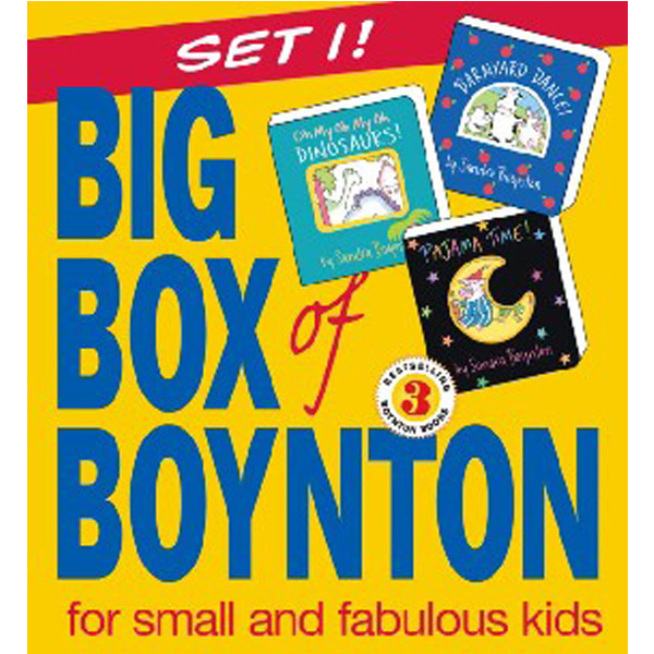 

Big box of boynton with barnyard dance! and oh my, oh dinosaurs! and pajama time!