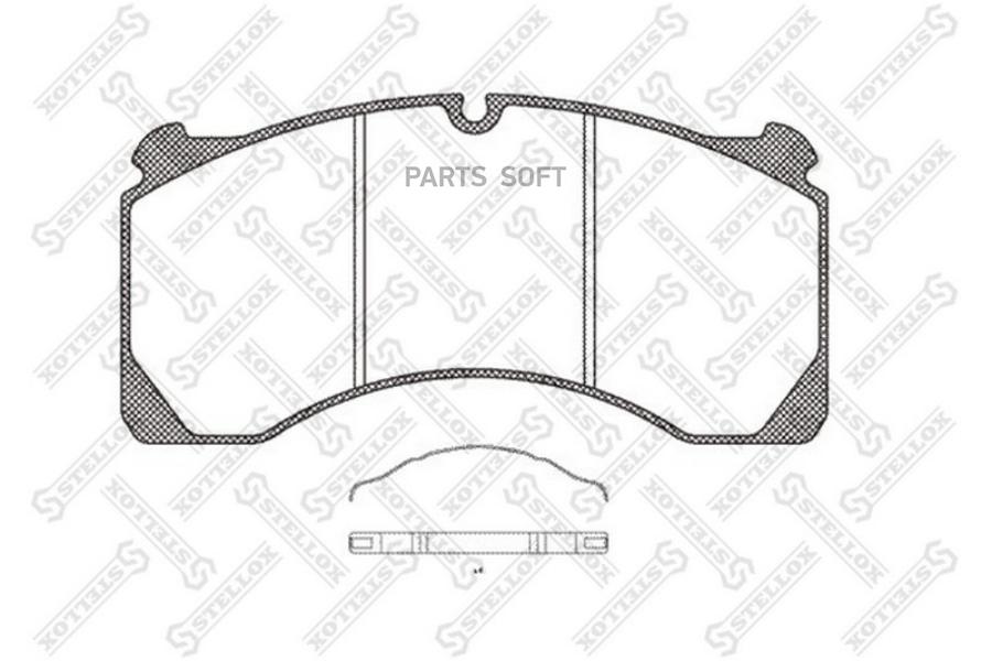 

Тормозные колодки Stellox 8501422SX