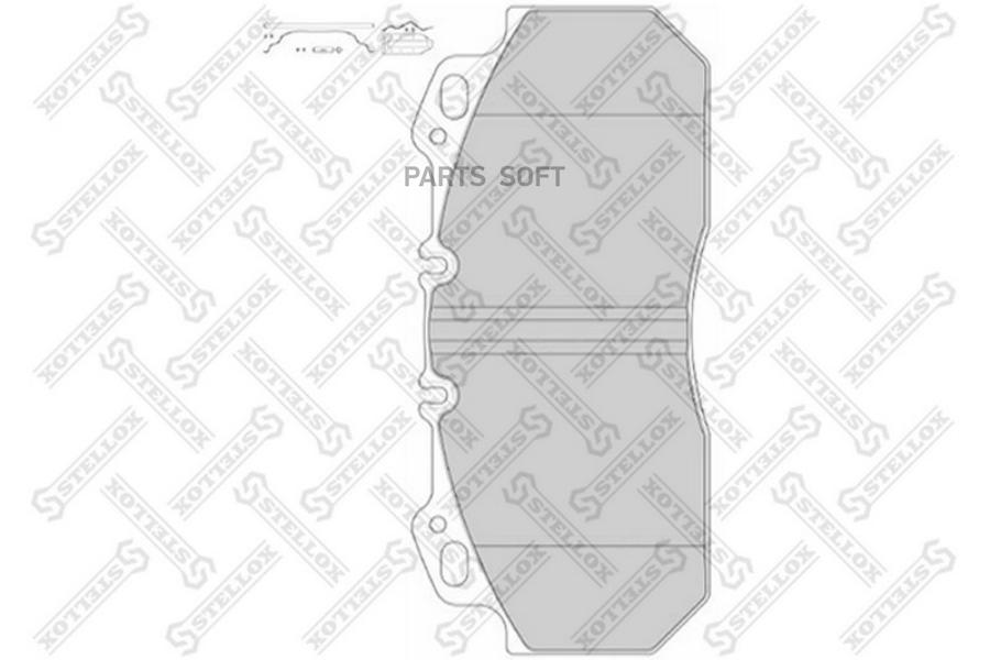 

Тормозные колодки Stellox 8501417SX