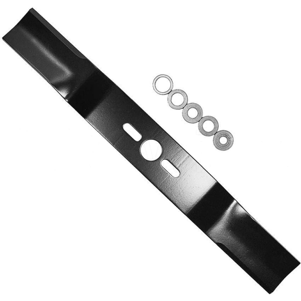 S.E.B. Нож для колесной газонокосилки 530574 посадка 25,4 мм + 5 переходных колец 201HO-53