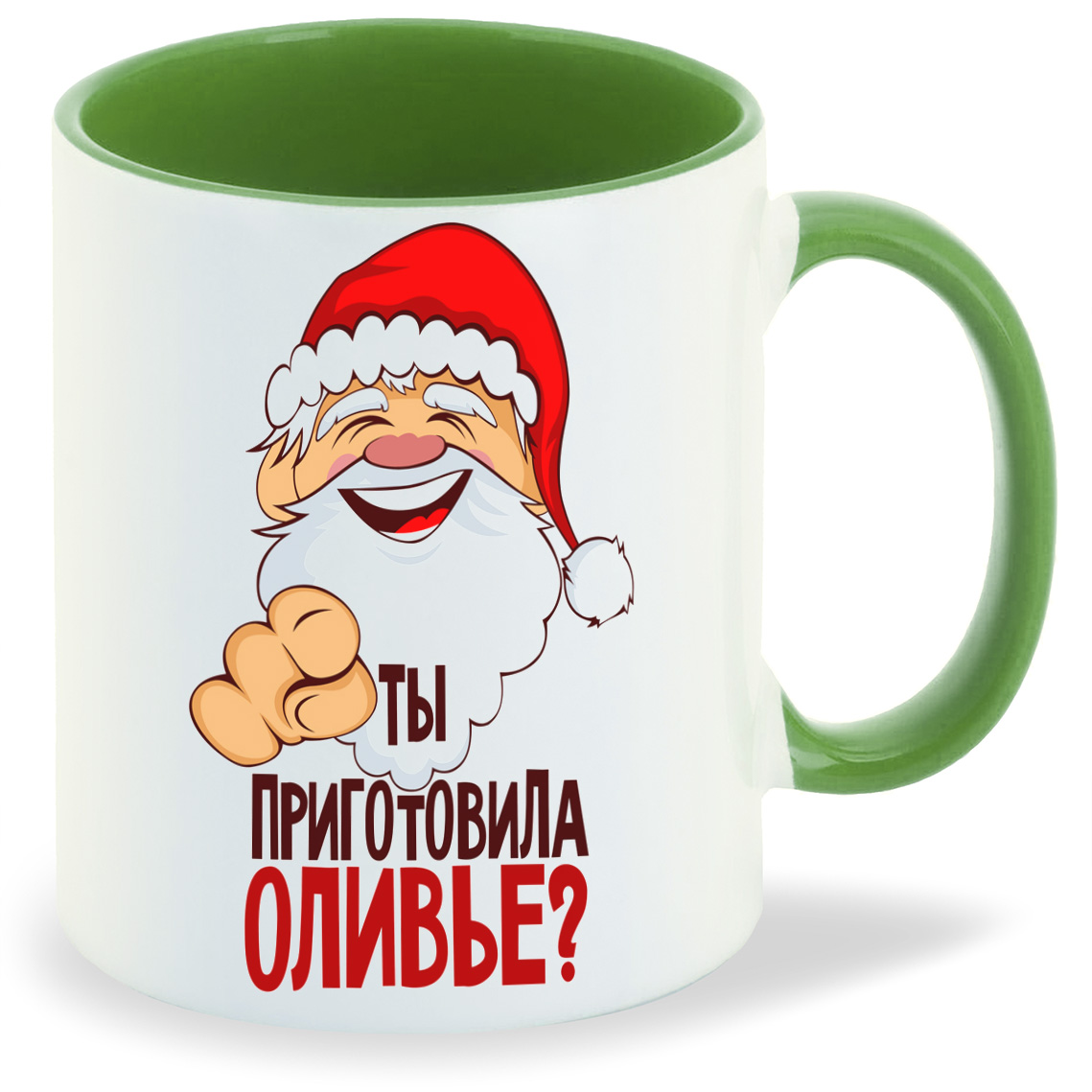 

Кружка CoolPodarok Ты приготовила оливье новый год, Ты приготовила оливье новый год