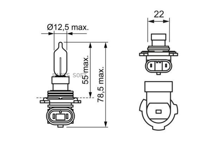 

BOSCH Лампа BOSCH 1987302026