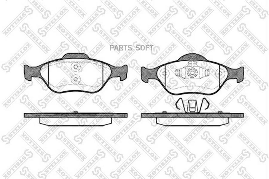 

Тормозные колодки Stellox 777000SX
