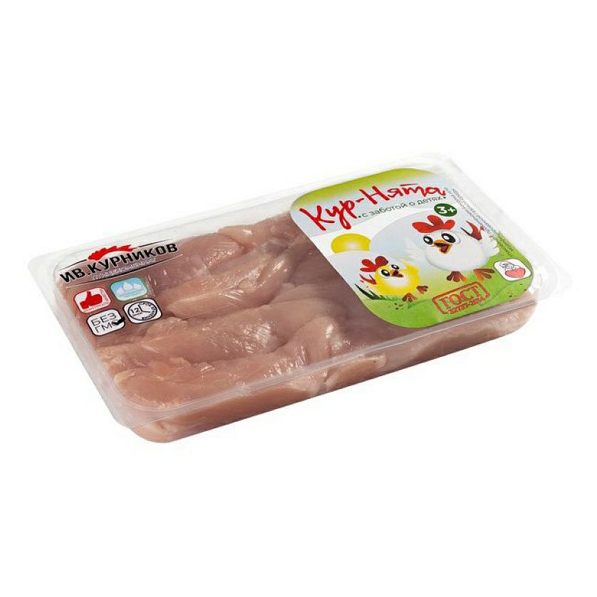 

Филе малое цыпленка Ив.Курников Кур-нята охлажденное 650 г